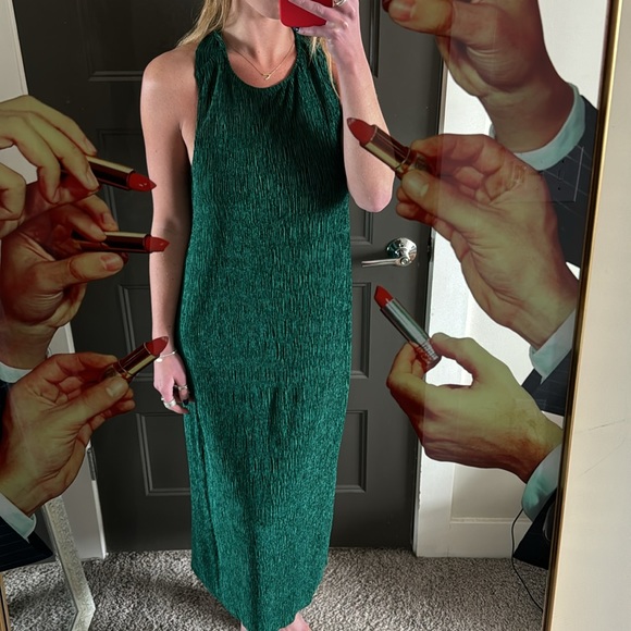 Anthropologie Maeve Velvet Midi Dress - Picture 3 of 6